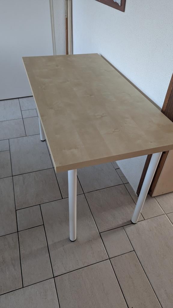 Ikea vika amon bureau 120x60, Ophalen, In hoogte verstelbaar, Gebruikt