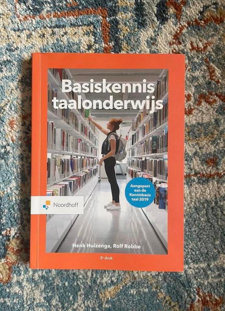 Studieboek: basiskennis taalonderwijs 3e druk, Boeken, Ophalen of Verzenden, Alpha, Gelezen, HBO