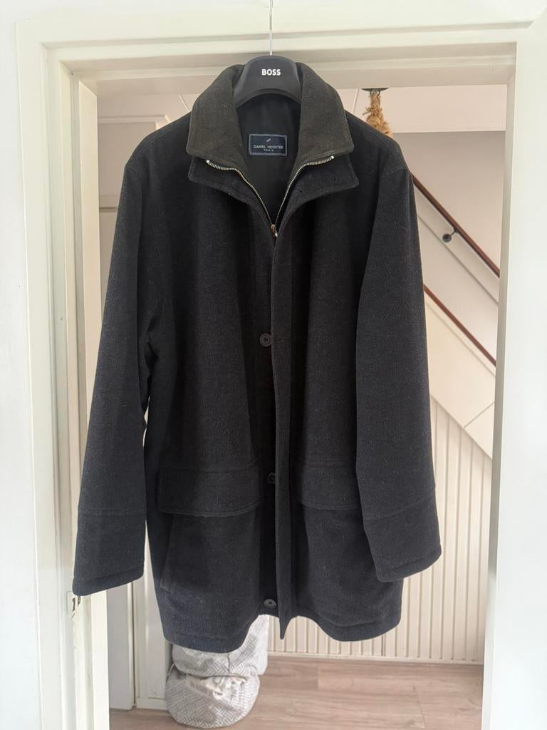 Daniel Hechter wollen jas – maat 50 (valt als L) Nette Staat, Ophalen of Verzenden, Nieuw, Maat 52/54 (L), Zwart