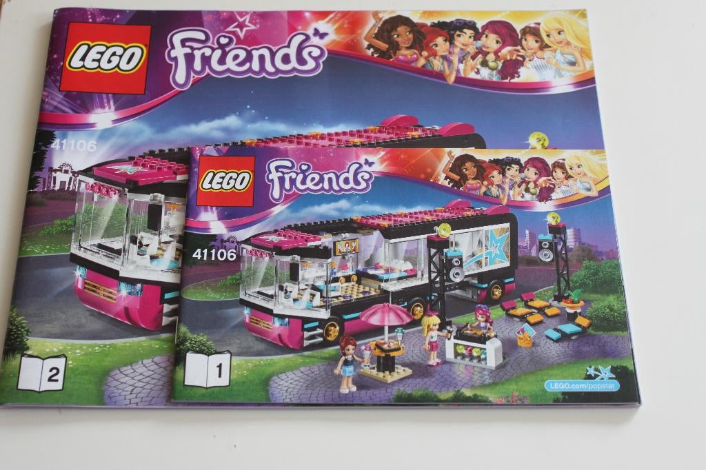 Lego Friends 41106 Poster Toerbus, Ophalen of Verzenden, Zo goed als nieuw, Complete set, Lego