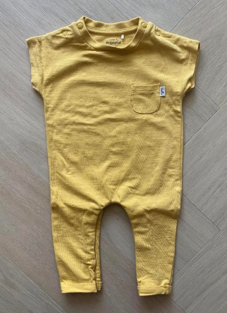 Prénatal okergele jumpsuit maat 56 | babykleding meisje, Ophalen of Verzenden, Zo goed als nieuw, Meisje, Pakje