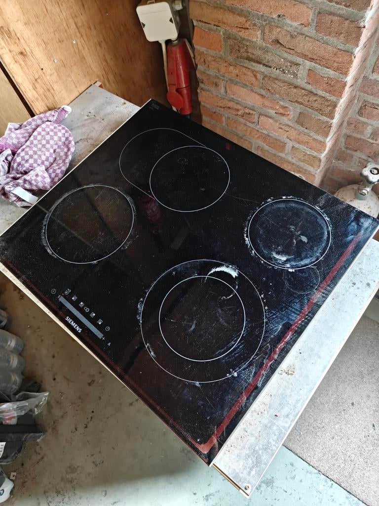 Gebruikte Siemens kookplaat op krachtstroom, Ophalen