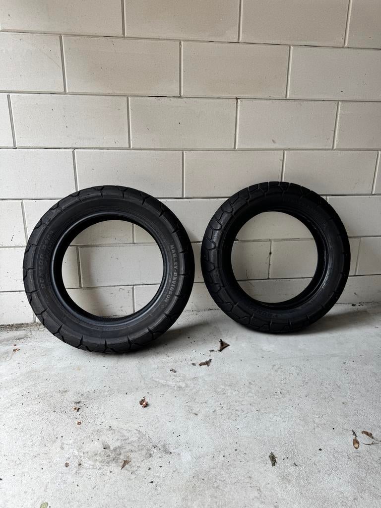 Dunlop Motorbanden Harley-Davidson Fatbob 114 (2018), Ophalen, Gebruikt