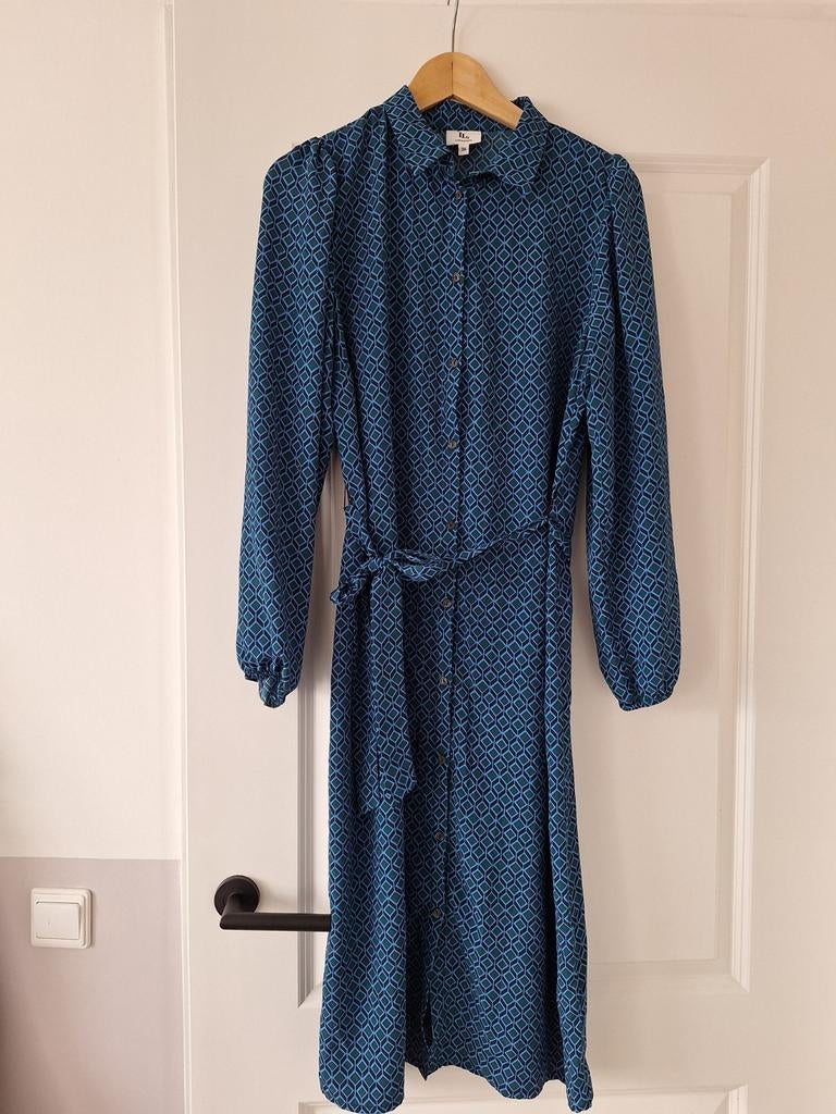 Prachtige jurk van Linea Loresi maat 36!, Blauw, Ophalen of Verzenden, Zo goed als nieuw, Linea Loresi