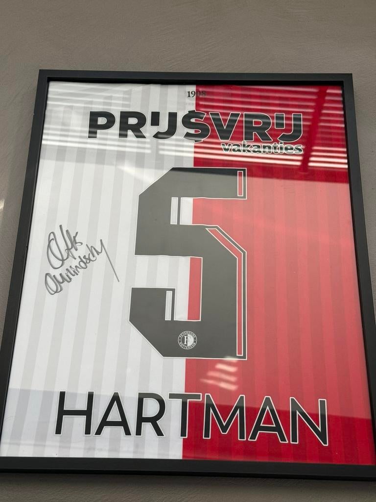 Quilindschy Hartman gesigneerd Feyenoord shirt, Ophalen of Verzenden, Nieuw, Feyenoord, Shirt