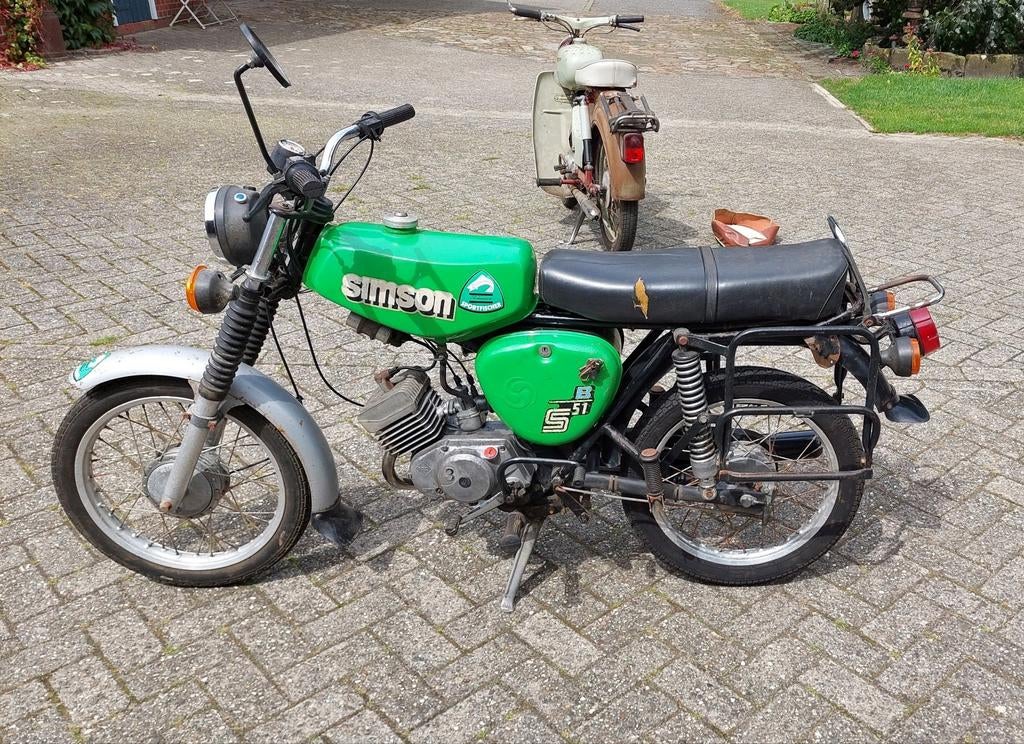 Gezocht / simson brommer schwalbe s51 s50 kr51 sr2 oldtimer, Fietsen en Brommers, Brommers | Oldtimers, Ophalen, Overige merken