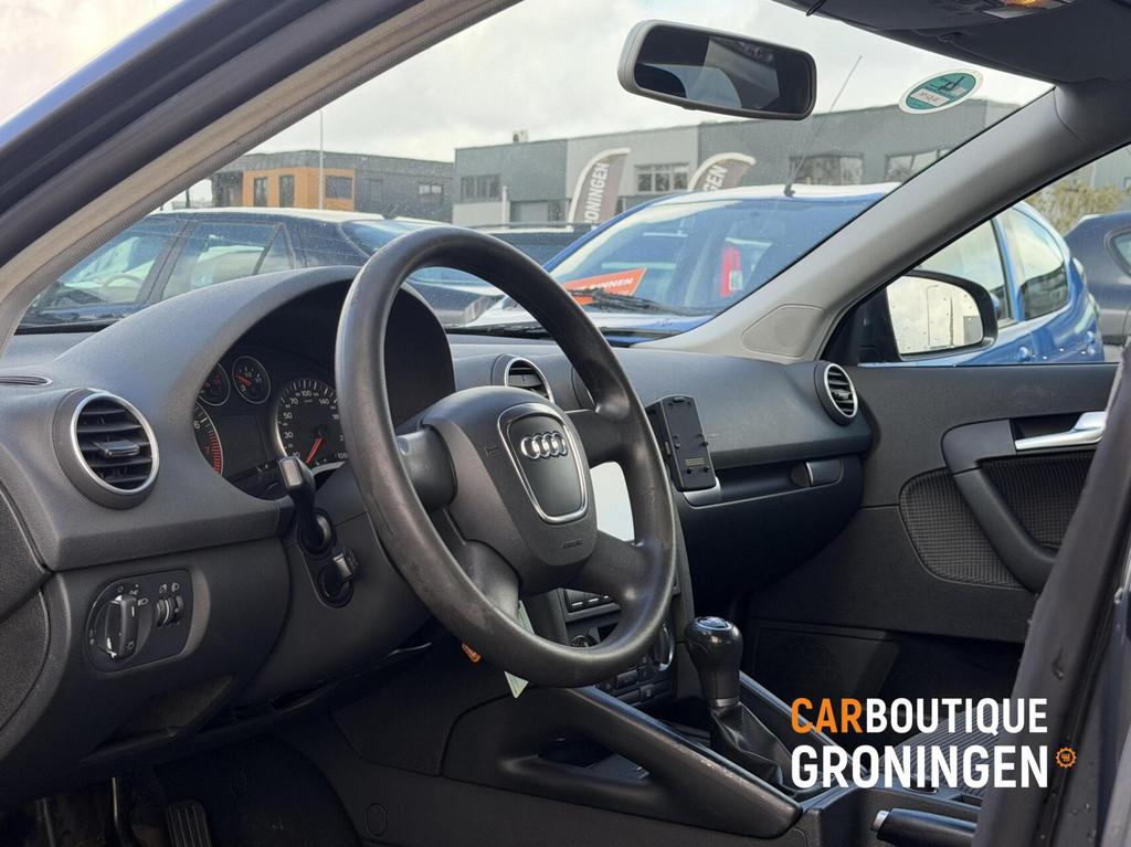Audi A3 Sportback 1.8 TFSI Ambition Pro Line 5D | AIRCO | CR, Voorwielaandrijving, Stof, Gebruikt, Zwart