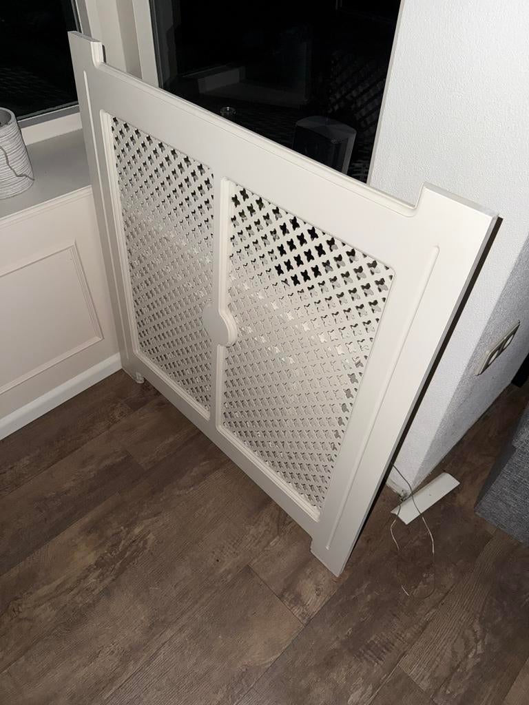 Radiator ombouw wit- Decoratieve radiator behuizing, Ophalen, Radiator, 150 cm of meer, Zo goed als nieuw