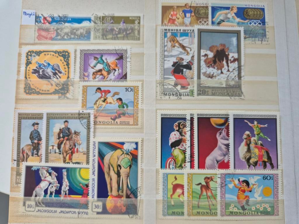 Kavel postzegels Mongolië - Diverse thema's, Postzegels en Munten, Postzegels | Thematische zegels, Ophalen of Verzenden