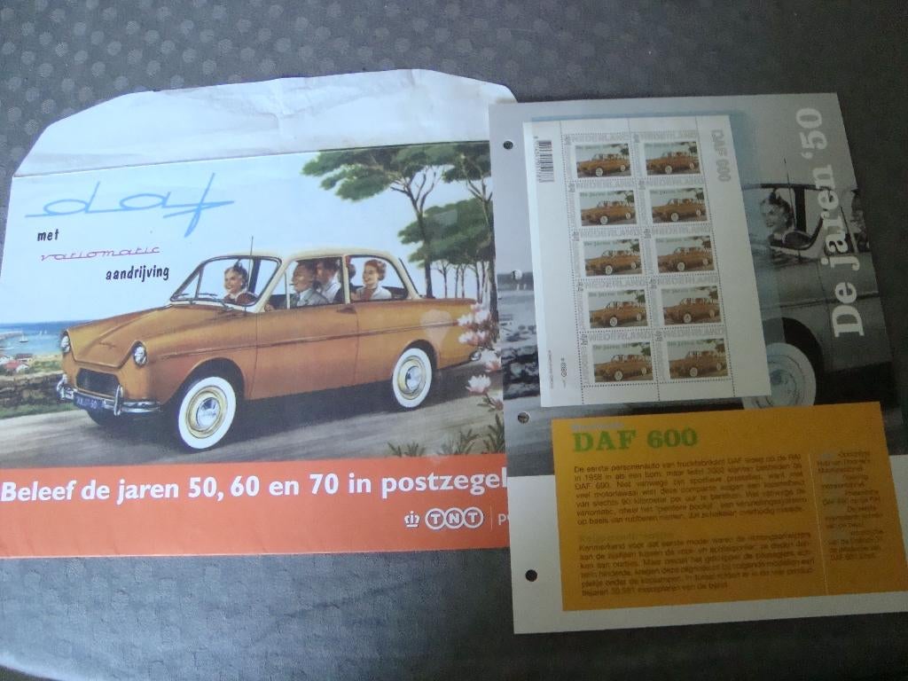 Daf 600 postzegels, Ophalen of Verzenden, Nieuw, Auto's
