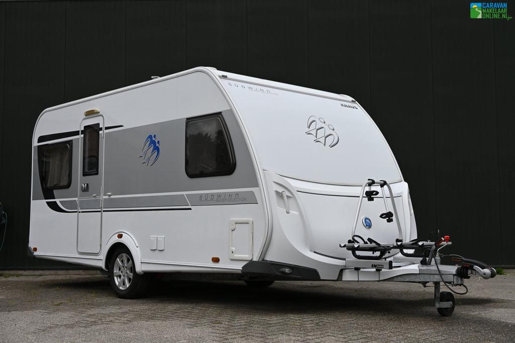 Knaus Südwind Silver Selection 450 FU Mover Voortent etc., Caravans en Kamperen, Rondzit, Bedrijf, 5 tot 6 meter, Knaus