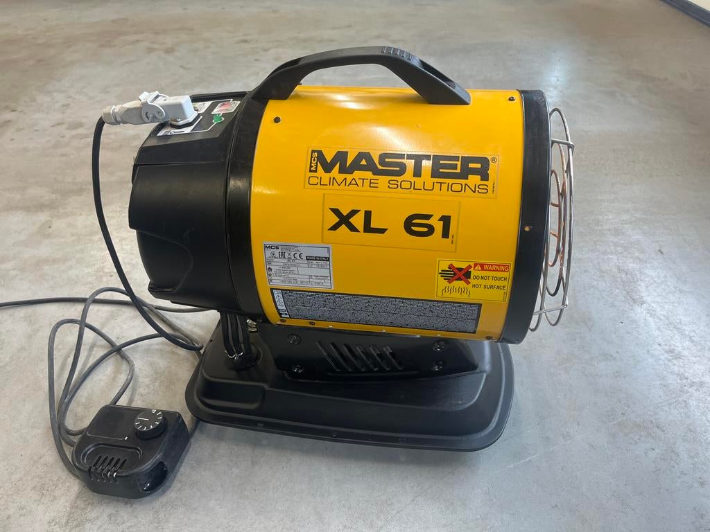 Master XL 61 heater diesel, Doe-het-zelf en Verbouw, Ophalen, 30 tot 80 cm, Gebruikt, Kachel