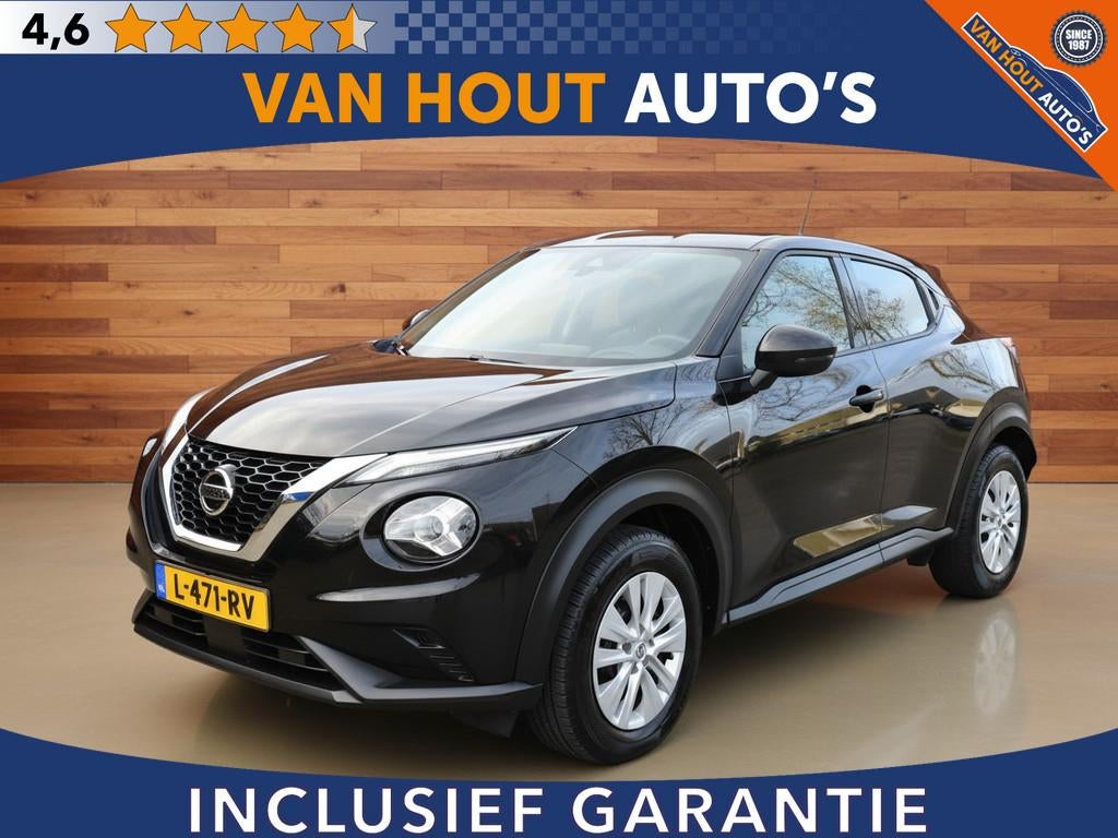 Nissan Juke 1.0 DIG-T Visia | TREKHAAK (bj 2021), Voorwielaandrijving, Stof, Met garantie (alle), 116 pk