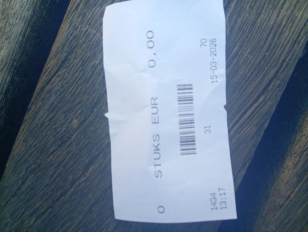 Zeldzaam Albert Heijn bonnetje 0 euro, Ophalen, Nieuw, Kunst en Cultuur