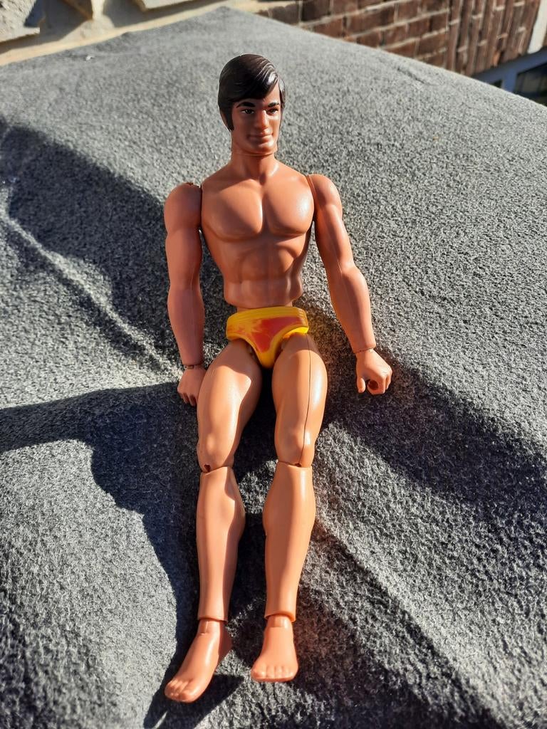 Vintage Big Jim actiefiguur uit de jaren '70, Kinderen en Baby's, Speelgoed | Actiefiguren, Gebruikt, Ophalen of Verzenden