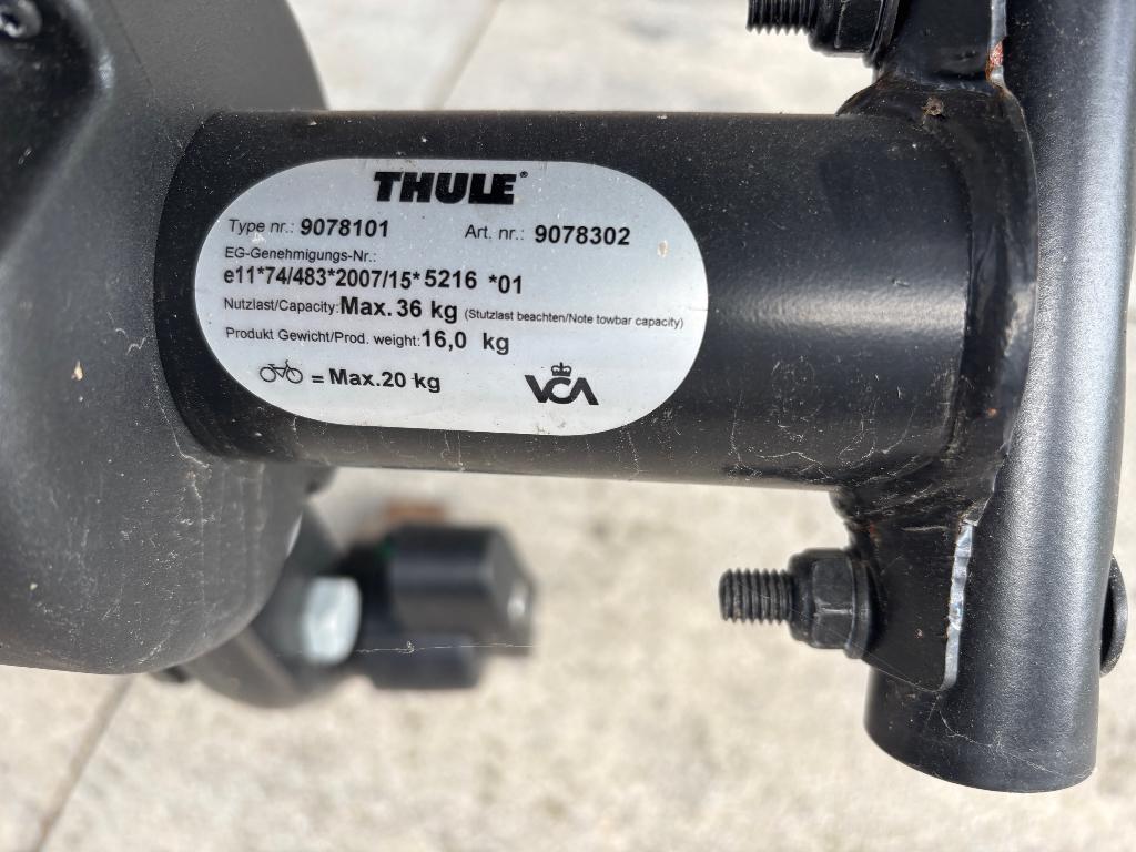 Fietsendrager Euroclick Thule, Ophalen, 2 fietsen, Gebruikt, Trekhaakdrager