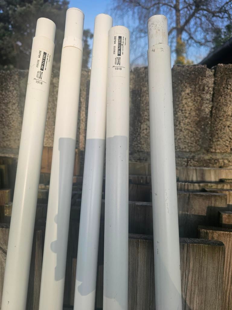 Uitschuifbare roedes, Ophalen of Verzenden, Gebruikt, 50 tot 100 cm, Minder dan 100 cm