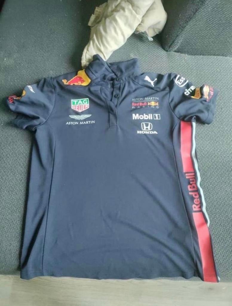 Red Bull Racing T-shirt, Ophalen, Gedragen, Maat 52/54 (L), Blauw