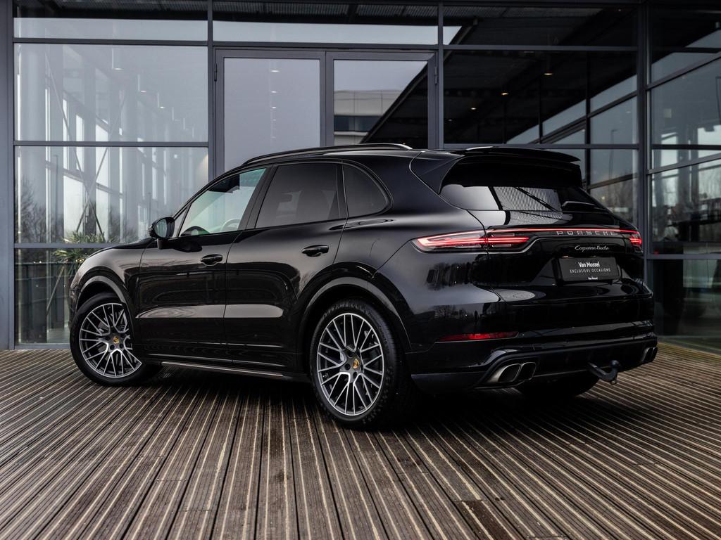 Porsche Cayenne 4.0 Turbo | SPORTCHRONO | VIERWIELBESTURING, Gebruikt, Startonderbreker, Zwart, Leder