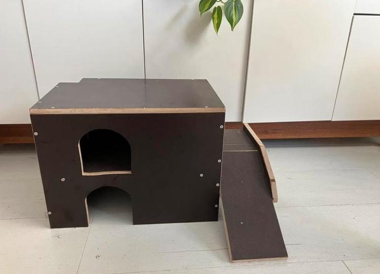 Handmade stevig cavia schuilhok, Ophalen of Verzenden, Zo goed als nieuw, Overige typen