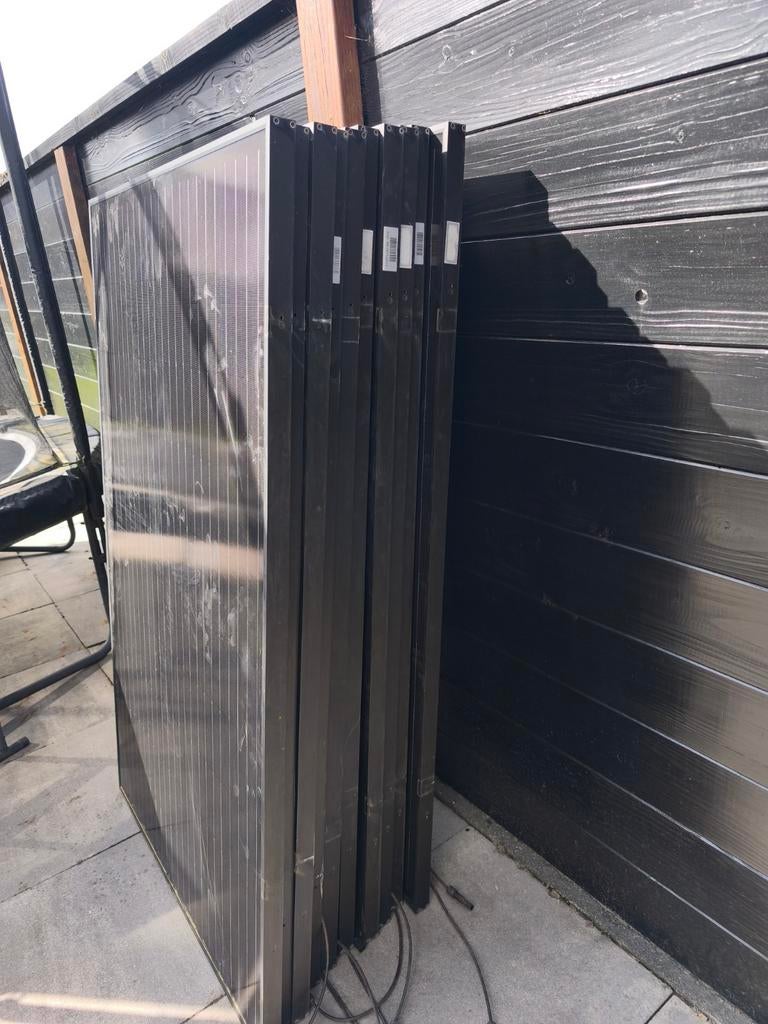 10 PV-panelen incl. omvormer & rails 2750 WP uit 2017, Ophalen, Gebruikt, Compleet systeem