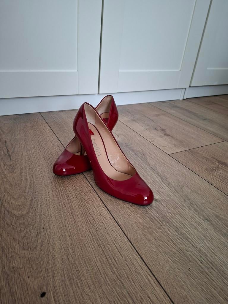 Wijn rode lak pump Ballin maat 37, Ophalen of Verzenden, Zo goed als nieuw, Ballin, Rood