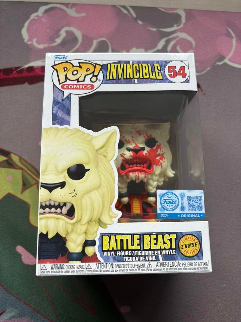 Funko Pop! Battle Beast 54 Chase Invincible Comics Bloody, Funko Europe, Ophalen of Verzenden, Zo goed als nieuw, 4th floor, 1 Queen Caroline St, London W6 9YN, Verenigd Koninkrijk