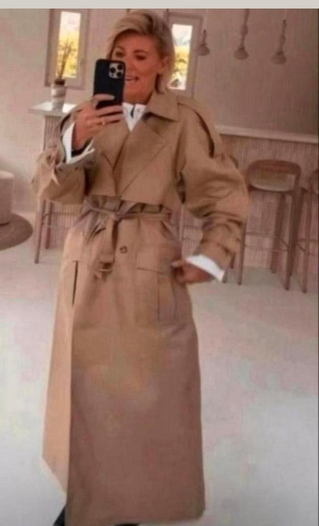 Nieuwe lonneke nooteboom trenchcoat kaartje aan uitverkocht, Kleding | Dames, Jassen | Zomer, Ophalen of Verzenden, Nieuw, Beige