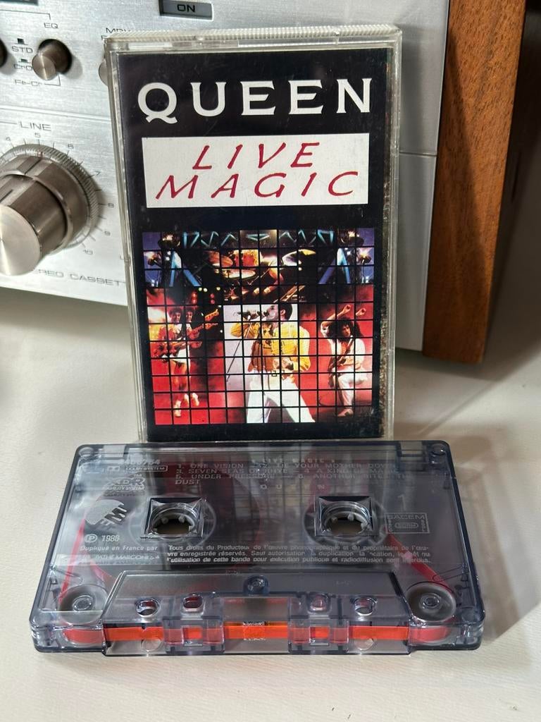 Queen - Live Magic, Cd's en Dvd's, Cassettebandjes, Zo goed als nieuw, Pop, 1 bandje, Ophalen of Verzenden