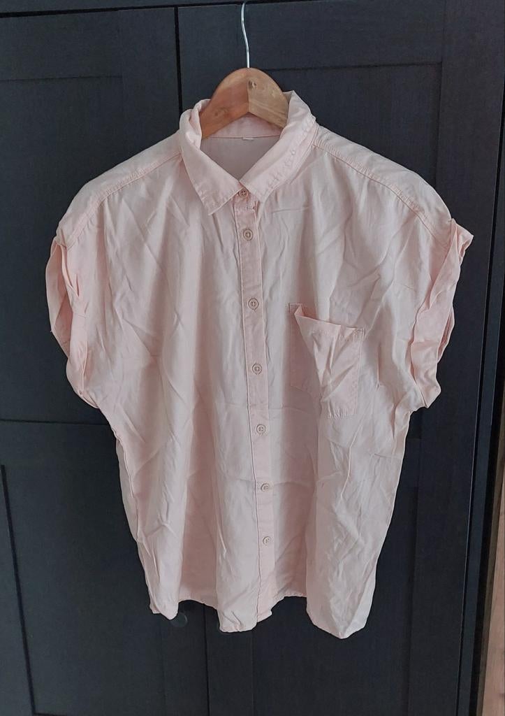 HEMA Blouse licht zalm oranje M🙂, Kleding | Dames, Maat 38/40 (M), Oranje, Ophalen of Verzenden, Zo goed als nieuw