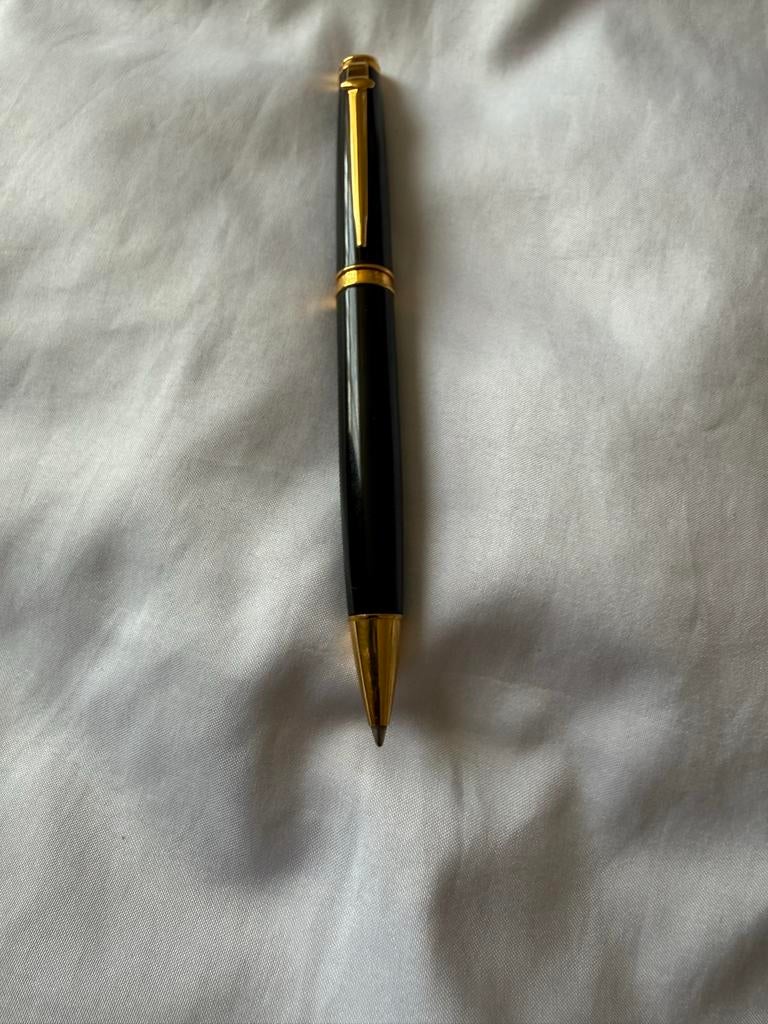 Vintage GHP Swiss Gold Plated Pen Set - Zeldzaam, Ophalen of Verzenden, Goud