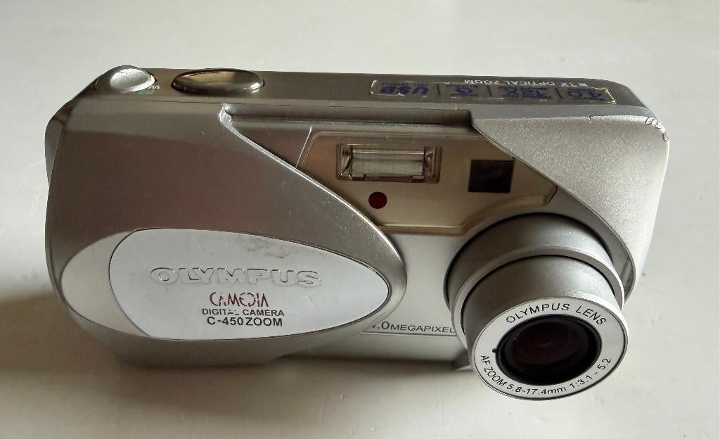 Camera Olympus C-450 Zoom Digital Compact 4.0 Megapixels, Gebruikt, ., Compact, Ophalen of Verzenden