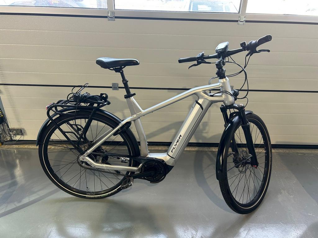 Flyer Gotour E-bike XL – 625Wh Accu – Riem aandrijving, Fietsen en Brommers, Elektrische fietsen, Zo goed als nieuw, Overige merken