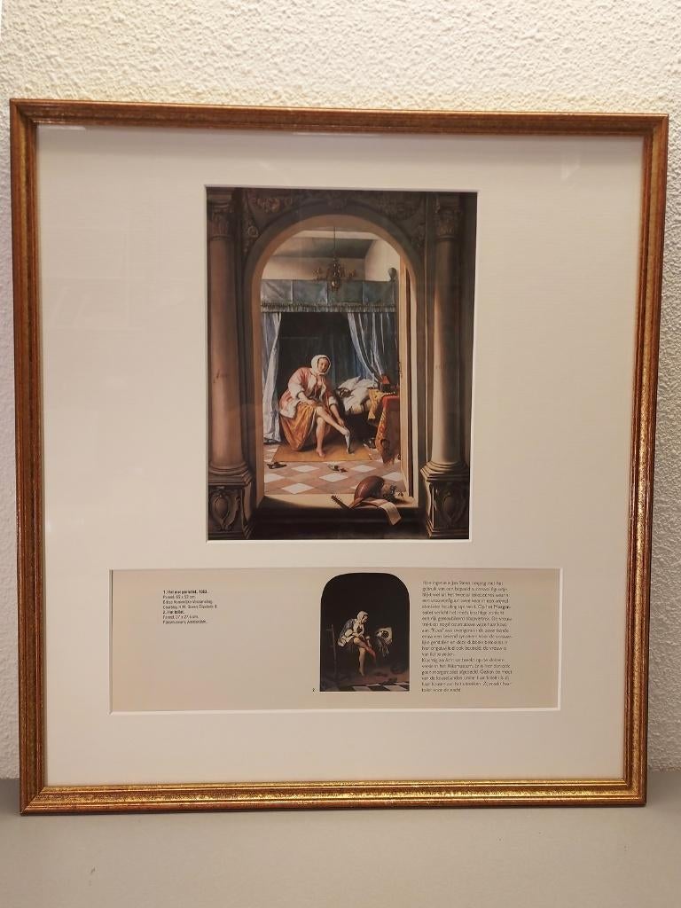 Serie van 10 ingelijste stukken van Jan Steen, Ophalen