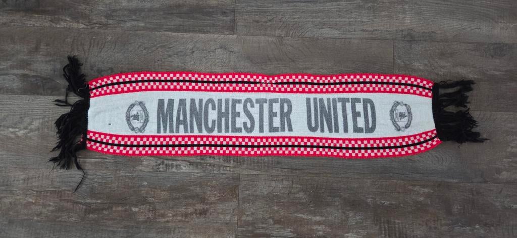 Sjaal Manchester United, Ophalen of Verzenden, Zo goed als nieuw, Buitenlandse clubs, Vaantje of Sjaal