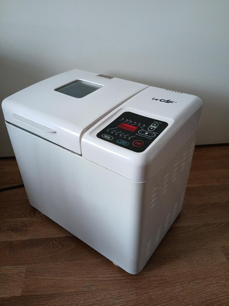 Broodbakmachine Le Caf - Zelf brood bakken, Met timer, Gebruikt, Kijkvenster, 800 tot 1200 gram deeg