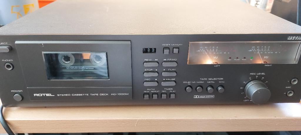 Rotel RD-1000M cassettedeck, Ophalen of Verzenden, Kenwood