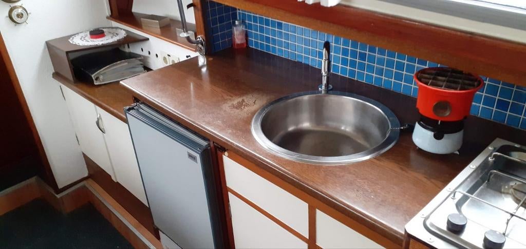 Haringvliet kruiser 10.50m - Stalen boot met boegschroef, Gebruikt, Staal, Diesel, Ophalen of Verzenden