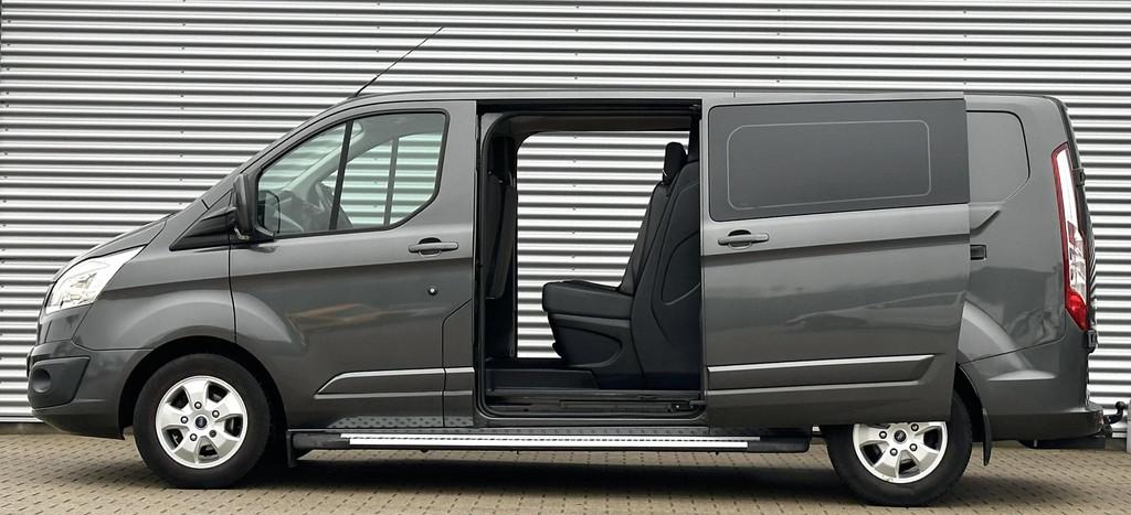 Ford Transit Custom 2.0 TDCI L2H1 Limited DC Dubbele cabine, Euro 6, 4 cilinders, 14 km/l, Bedrijf