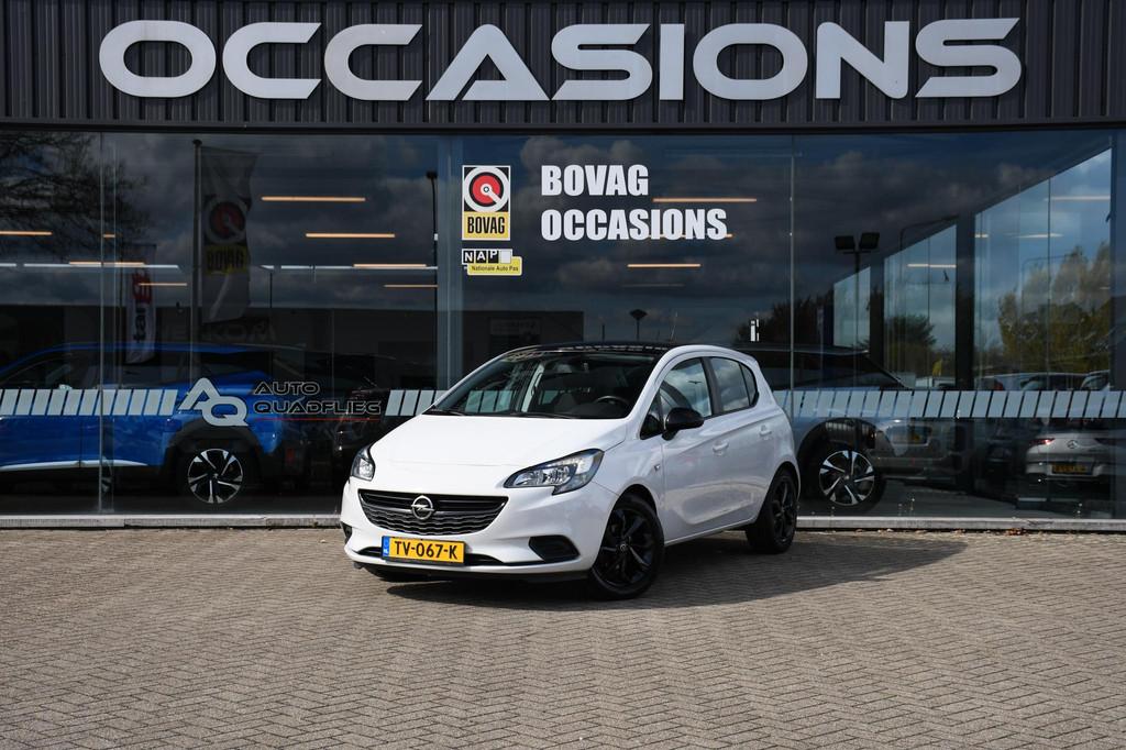 Opel Corsa 1.4 Black Edition APPLE CARPLAY/ NAVIGATIE/ DAB, Voorwielaandrijving, 12 maanden, Gebruikt, Origineel Nederlands