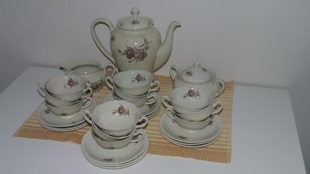 Antiek Mosa Maastricht Koffie-Thee servies en Ontbijtsetjes, Antiek en Kunst, Ophalen of Verzenden