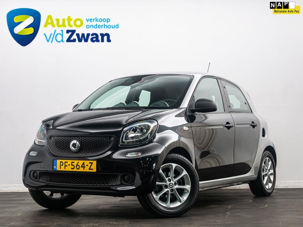 Smart Forfour 1.0 Pure TwoTone Clima/Cruise/Nap, Gebruikt, 4 stoelen, Zwart, Handgeschakeld