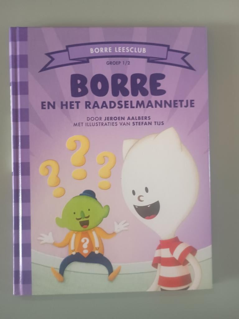 Borre en het raadselmannetje - Borre Leesclub Groep 1/2, Ophalen of Verzenden, Zo goed als nieuw, Jeroen Aalbers, Fictie algemeen