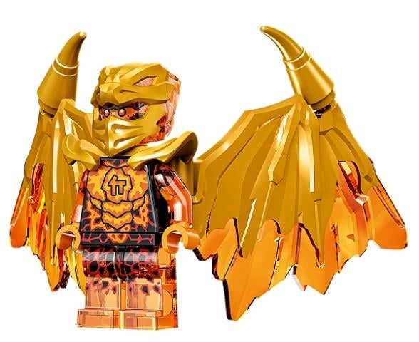 Lego minifig Ninjago Golden Dragon Cole NIEUW Gouden Draak, Ophalen of Verzenden, Nieuw, Complete set, Lego