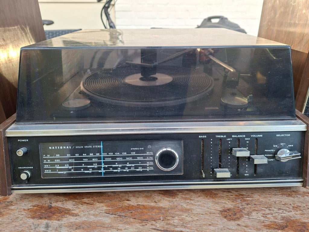 Vintage receiver met platenwisselaar., Ophalen, Overige merken
