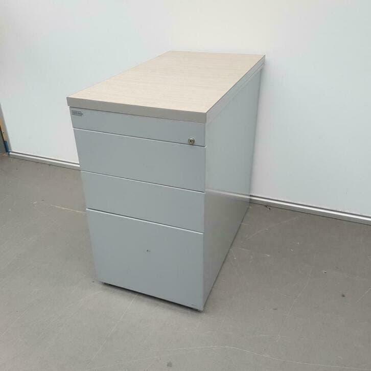 professionele Brink grijze standcontainers ladekasten, Ophalen, Gebruikt, 5 laden of meer, 50 tot 100 cm