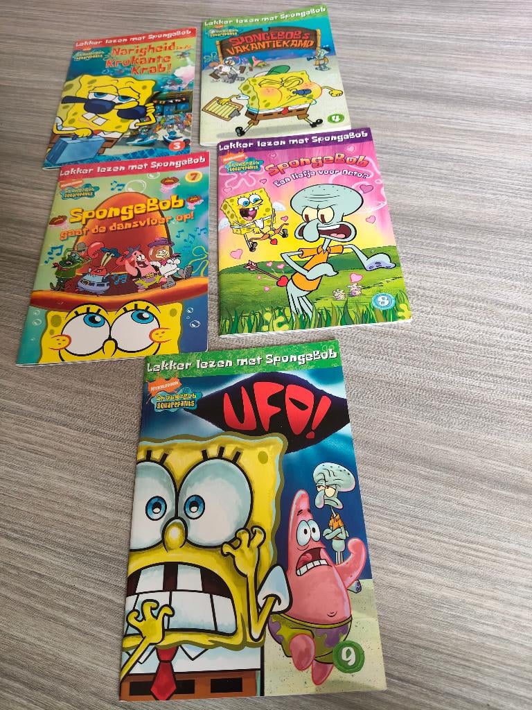 Boekjes SpongeBob, Boeken, Ophalen of Verzenden, Gelezen, Overige typen