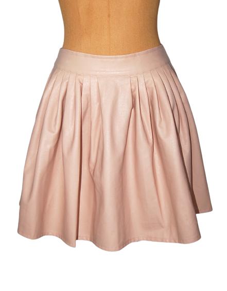 Cherry Koko faux leather rokje, rok, roze, Mt. S, Cherry Koko, Verzenden, Zo goed als nieuw, Roze