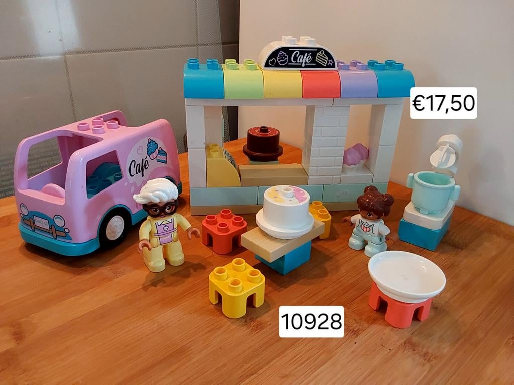 Duplo café /bakkerij met toebehoren 🦋, Ophalen of Verzenden, Duplo