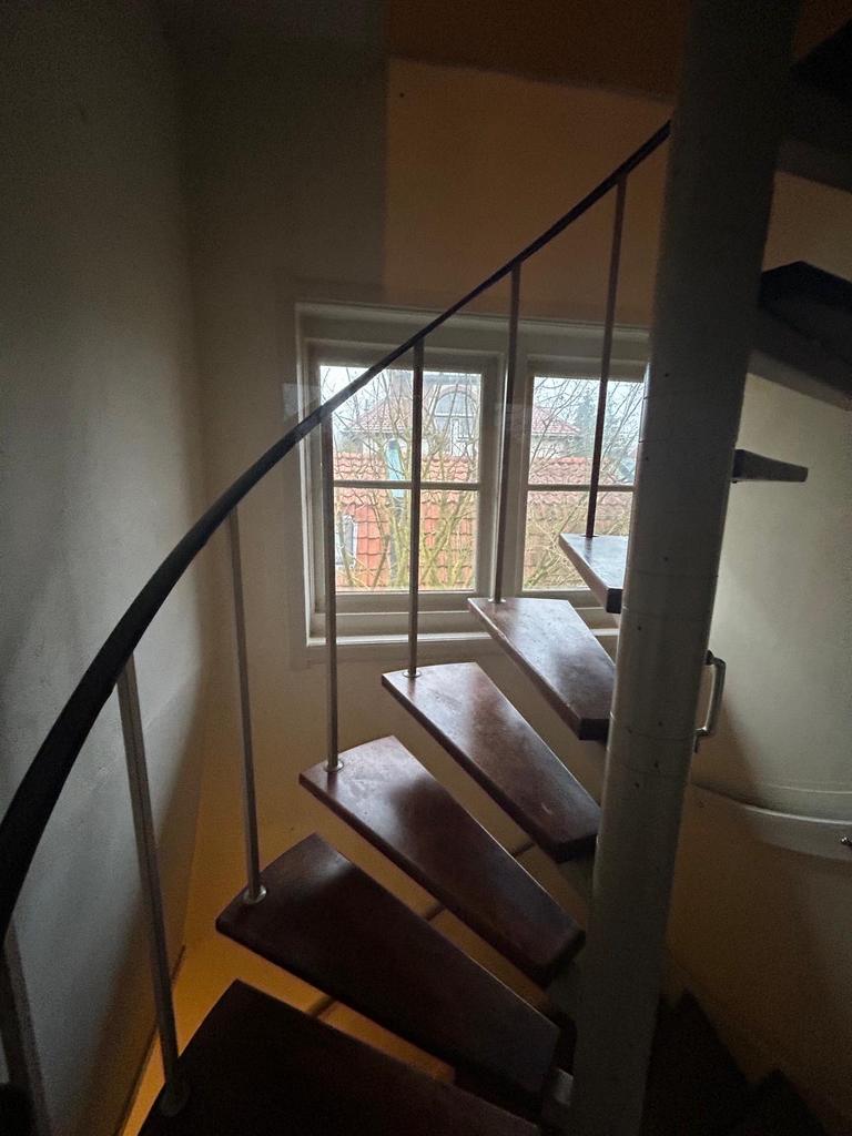 Gebruikte Wenteltrap - 15 Tredes, Hoogte 300cm, Doe-het-zelf en Verbouw, Ophalen, Gebruikt, Trap, 2 tot 4 meter